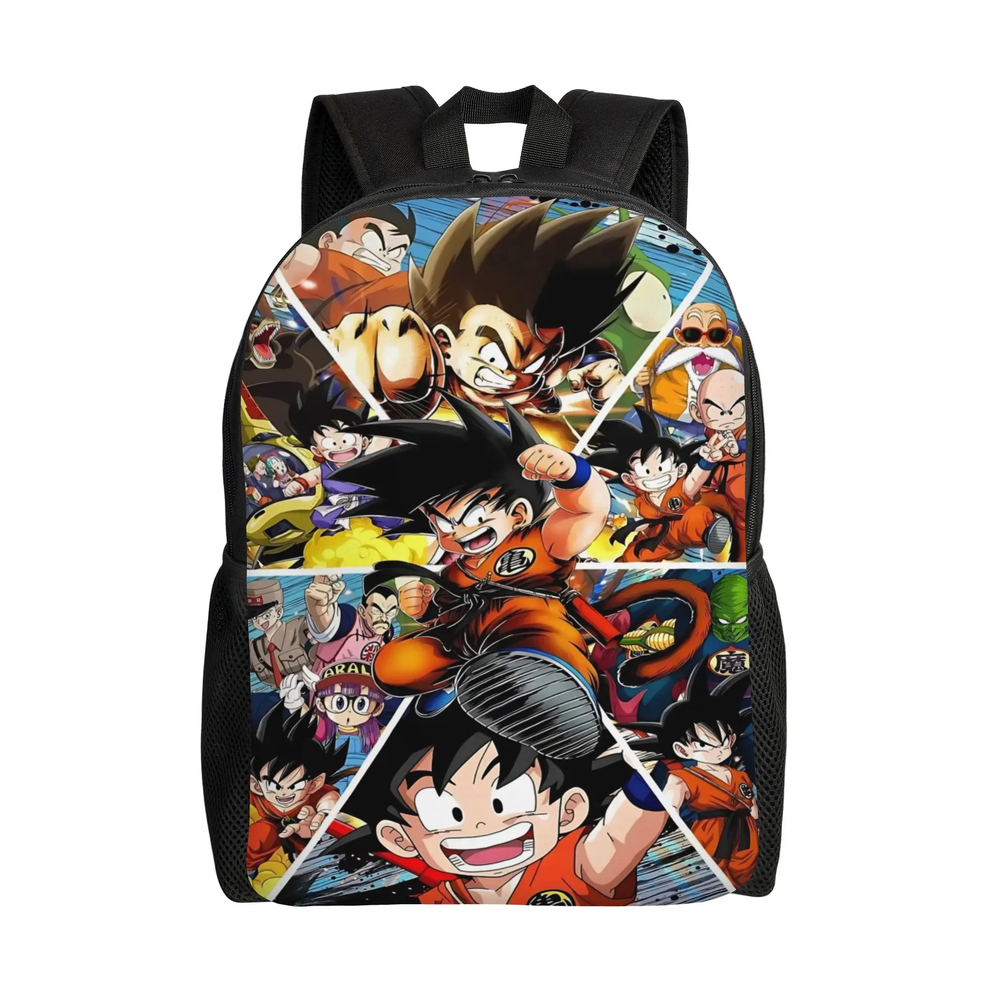 Mochilas Bandai Dragon Ball Z Goku Daypack mochila High School Mochila de grande capacidade
