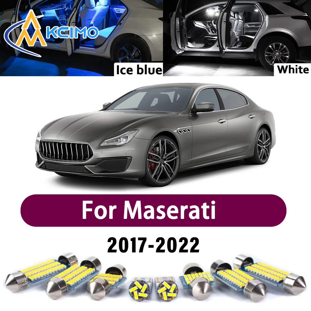 

Super Bright LED Interior Lamp Kit For Maserati Quattroporte M156 2017-2022 Error Free Canbus Trunk Reading Mirror Light Bulbs