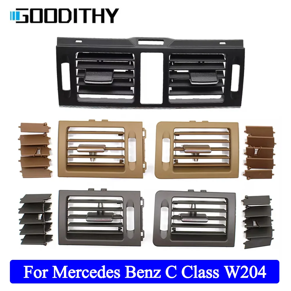 Dashboard W204 Air Conditioning AC Vent Grille Outlet Cover For Mercedes Benz C Class C180 C200 C220 C260 C300 C350 2007-2011