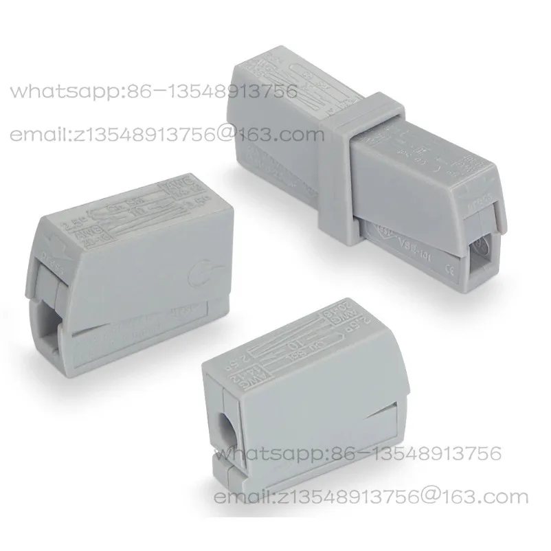 Lighting Connectors 50PCS PCT-111 Mini Home Electric Wire Joint Lamp Plug in Mini Cable Compact Wire Electrical Connector