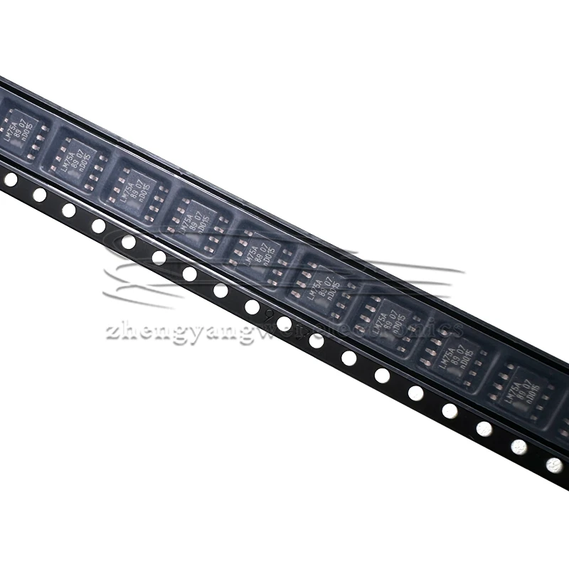 LM75AD, 118 LM75A 5PCS SMT SOP-8 2.8V~5.5V temperature sensor IC chip