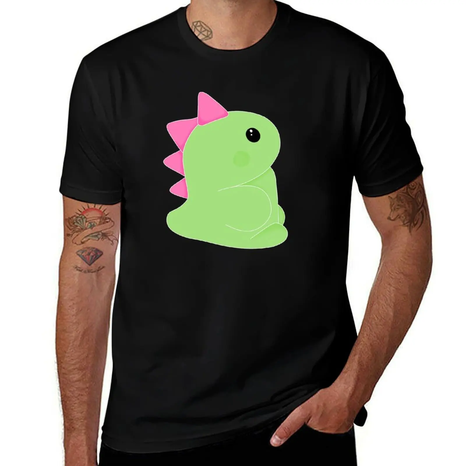 

Watto the Dino T-Shirt oversized t shirt summer clothes Funny t-shirt men workout shirt