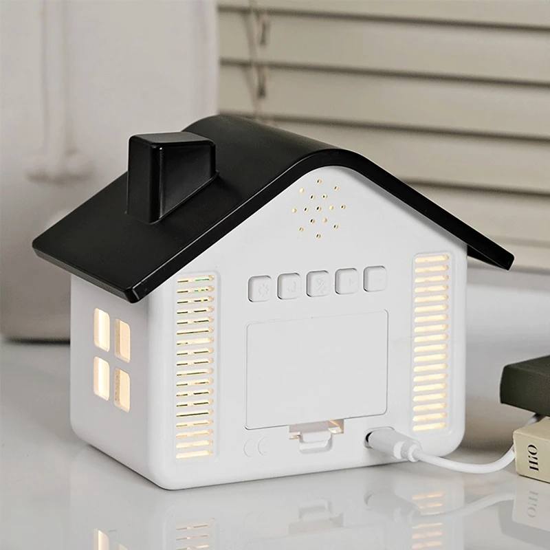 Time Date Week Alarm Clock LED Digital House Brightness Adjustment Electronic Table Clock With Night Light  Simple Clock 12/24H