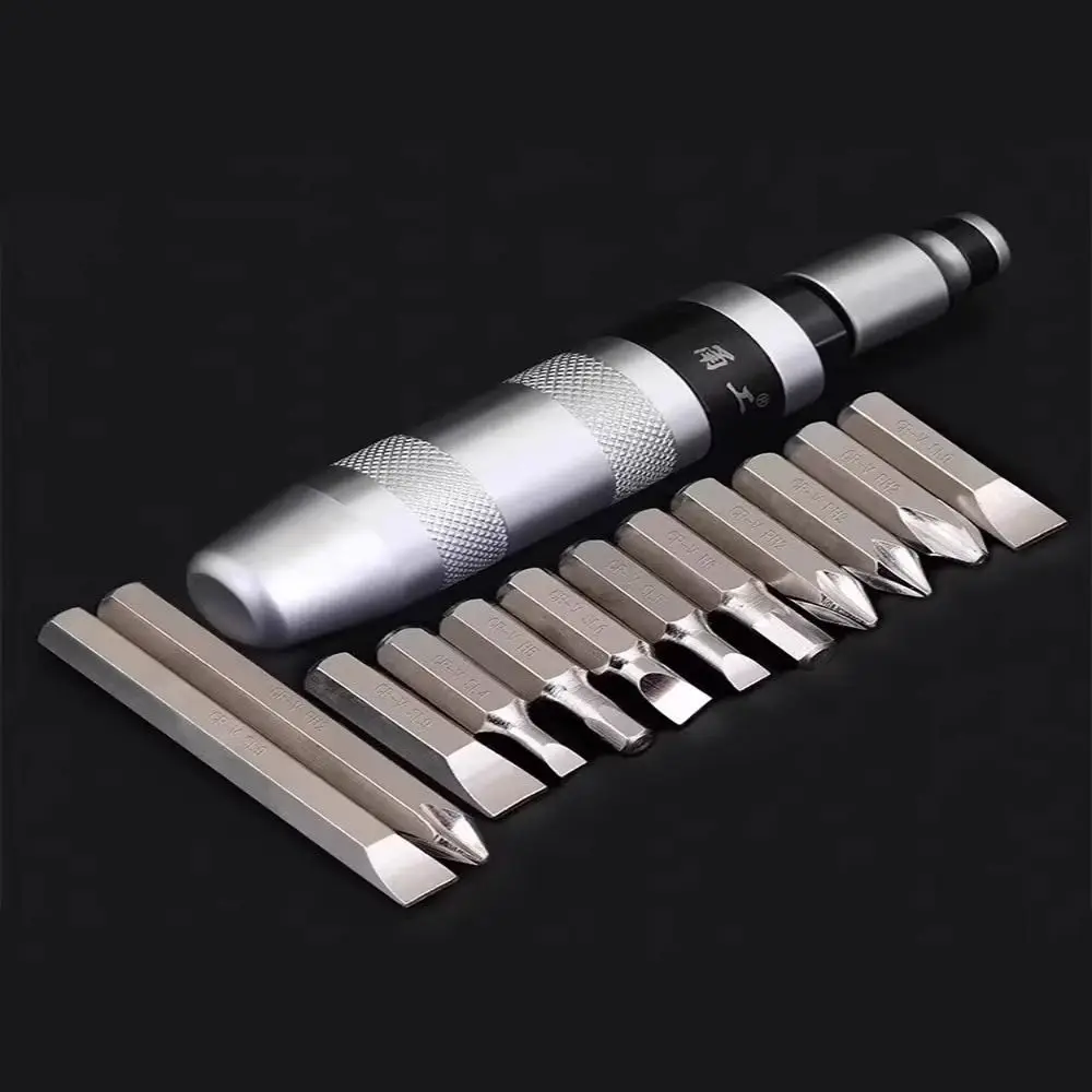 

High Torque Screw Extractor Waterproof Corrosion Resistant 13-Piece Screw Tool Set Hardness Impact Resistant Repair Tool Kit