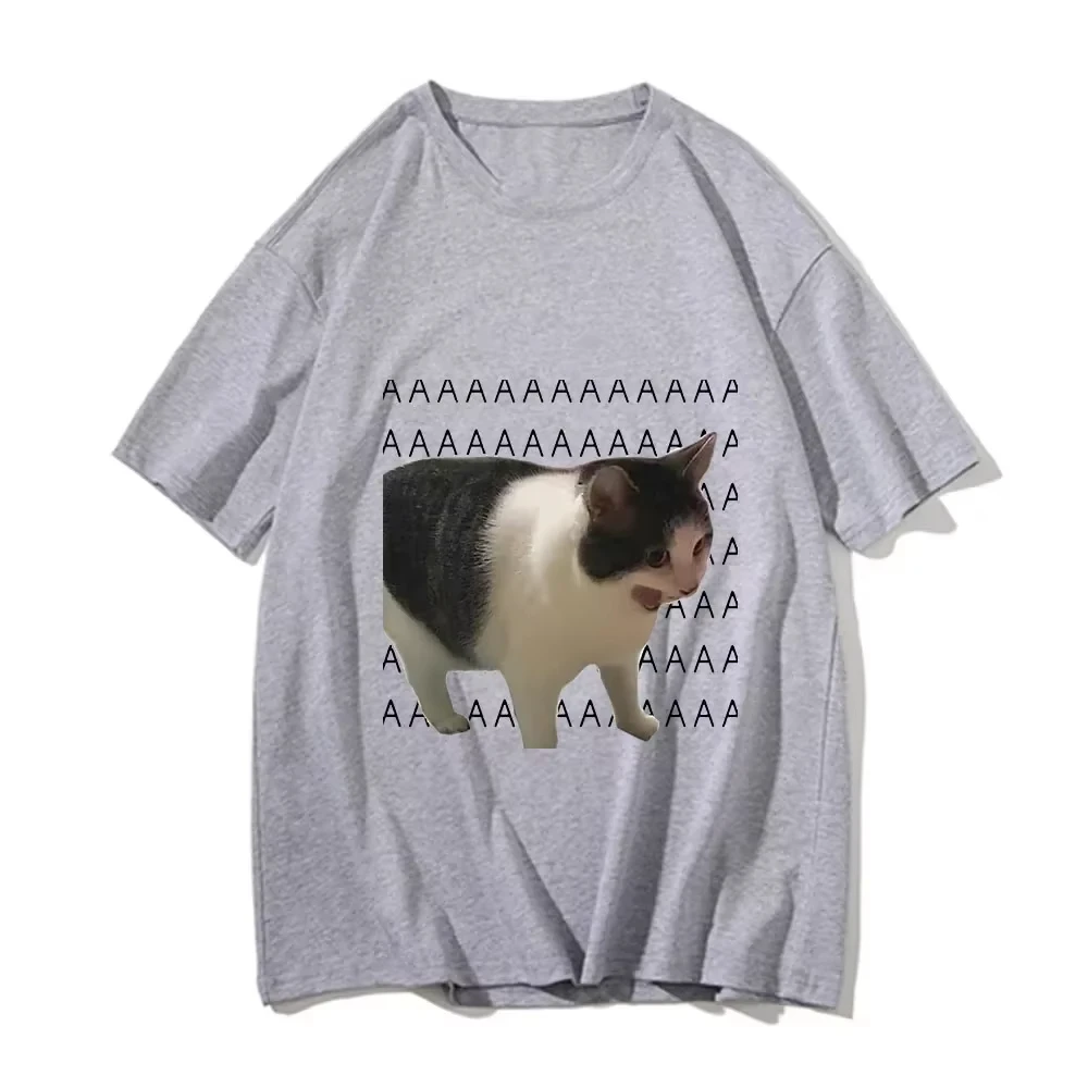 Funny Meme Sad Crying Cat Printed Women Men Casual T-Shirt Summer Harajuku 2026 New TShirts Casual Fashion Tees