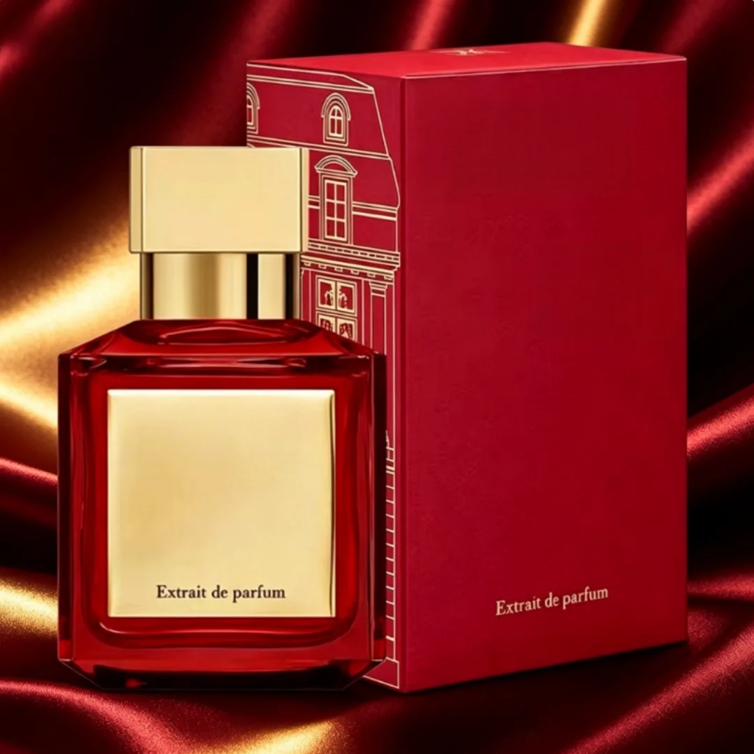 Perfume de Lujo Baccaarrrat Rouge 540 Pure de 2.3oz, Spray de Perfume – Aroma Floral Ámbar Unisex, Larga Duración, Perfecto para Todas las Ocasiones, Regalo Navideño