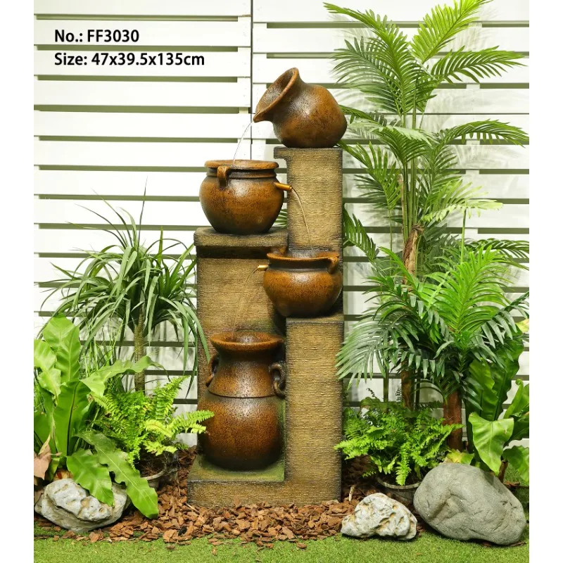 Custom Color and Size Fontaine Wall Indoor Waterfall Garden Outdoor Water Dispenser