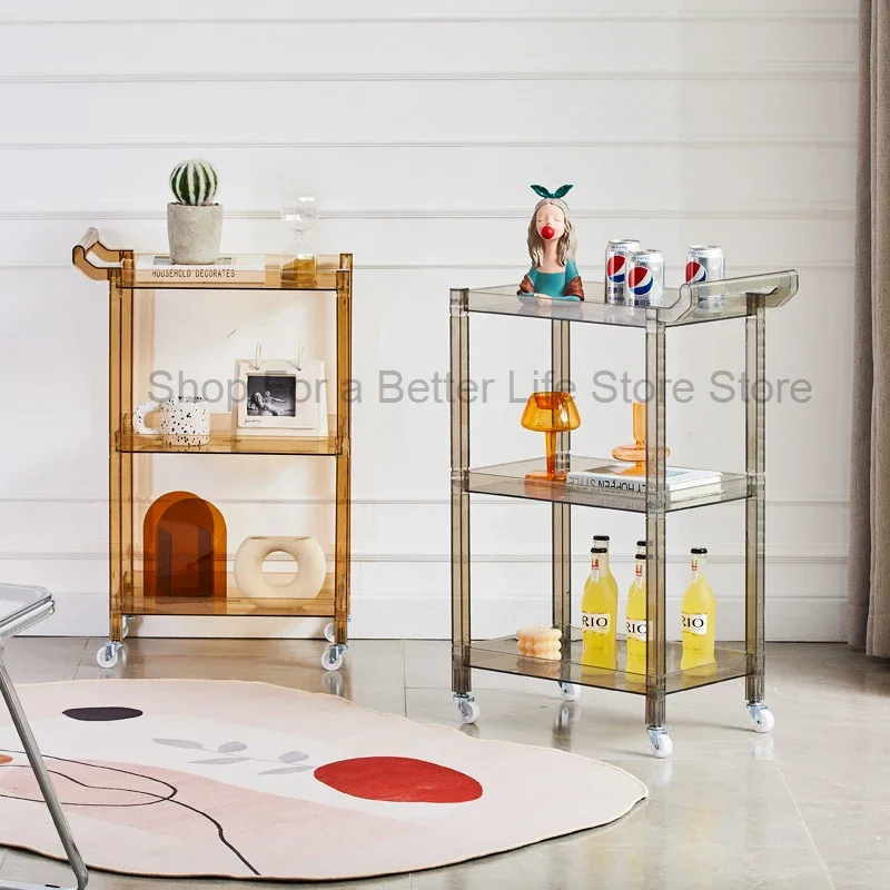 

Medical Beauty Salon Trolley Acrylic Storage Rolling Salon Trolley Cosmetic Barber Carrito Auxiliar Salon Furniture BL50ST