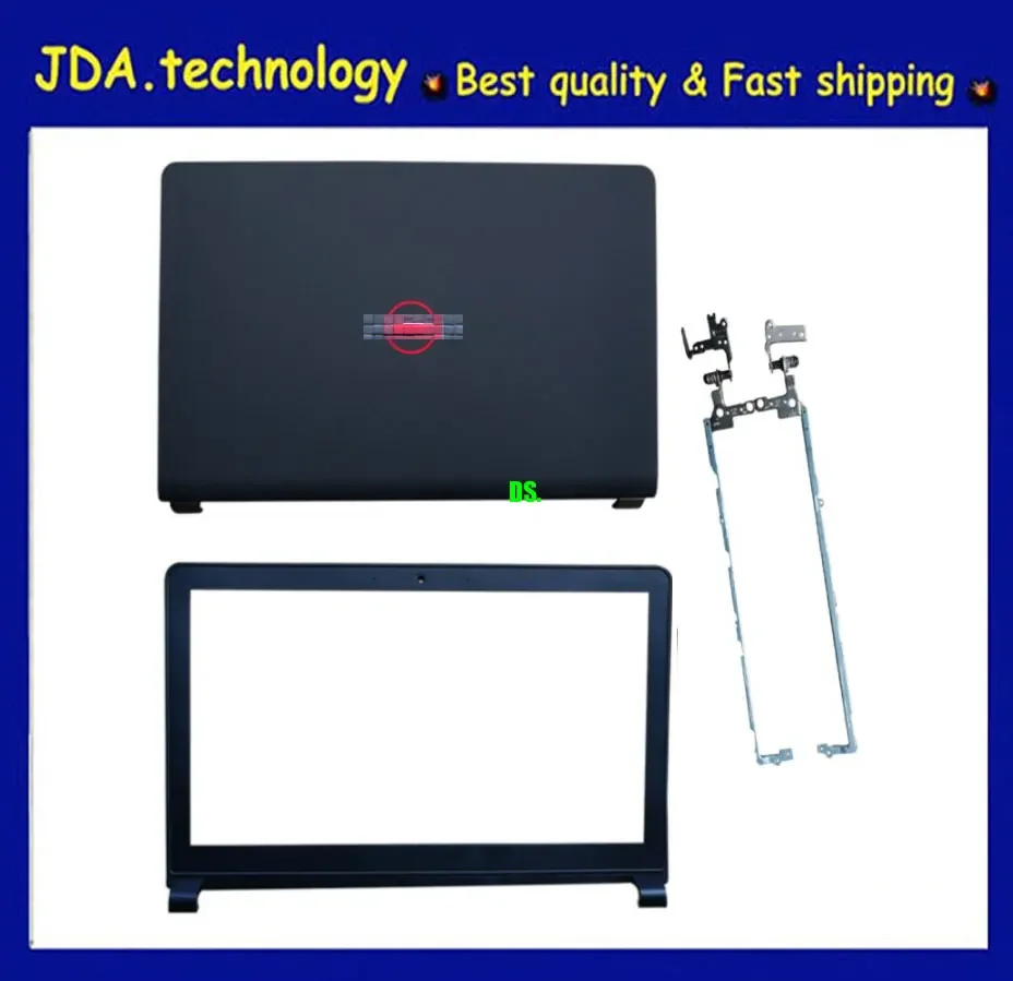 

MEIRROW New For DELL Inspiron 15P 7000 5577 5576 7557 7559 back cover 02J2N0+Front bezel +Hinge set for non-touching screen