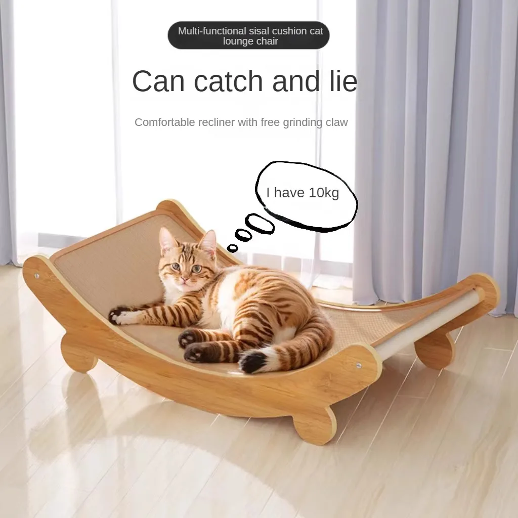 Furniture Cat Scratch Board Sisal Hemp Large Wear-resistant Cat House Toys Cat Couch Recliner Grip Cushion Supplies