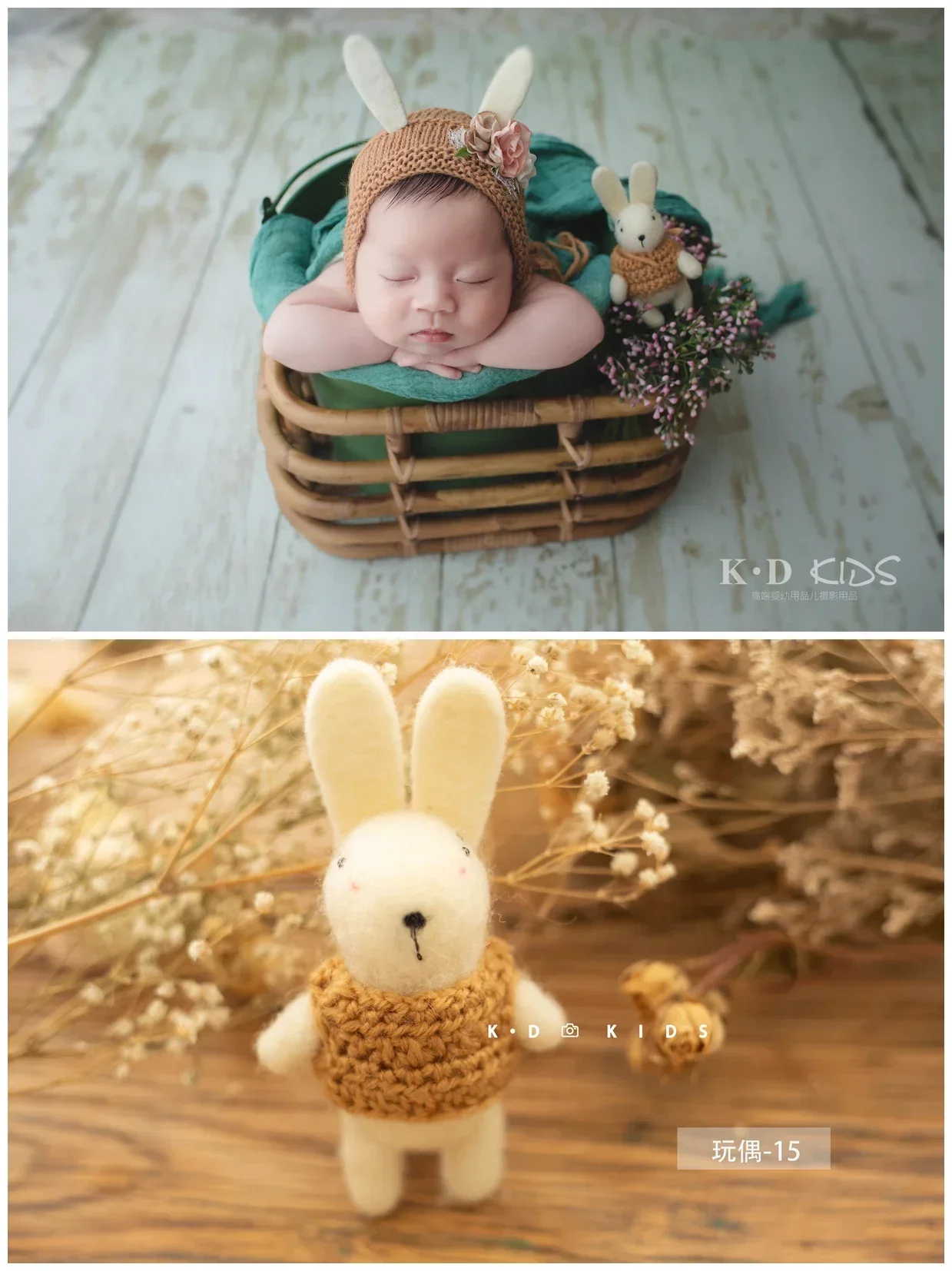 Newborn Photography Props Accessories Backdrop Animal Baby Toys Wool Mohair Infant Dolls Lion Bear Bunny Panda Studio Props