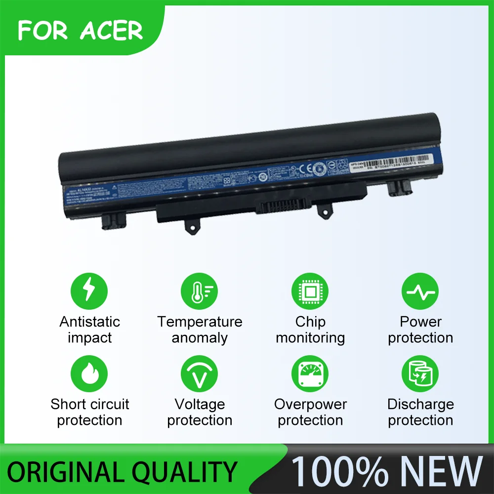 11.1V 5200mAh AL14A32 Laptop Battery For ACER Aspire E14 Aspire E15 Aspire E5-421 Aspire E14 Touch Aspire E15