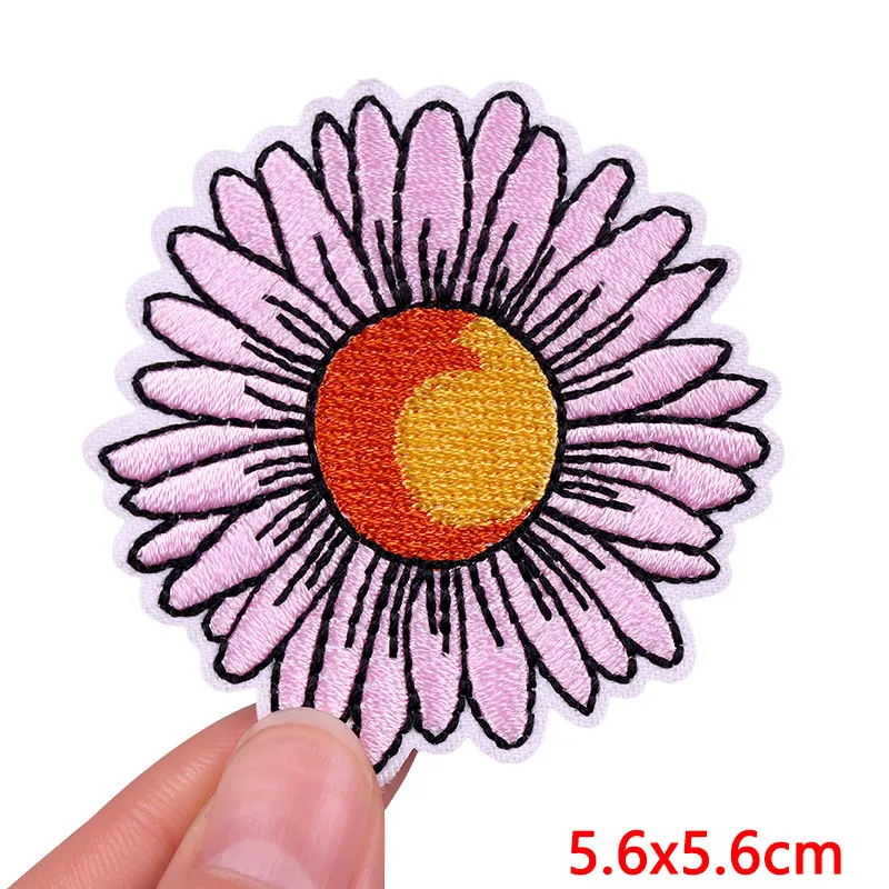 Biene/Blume Patch Cartoon Tier Stickerei Patch Eisen auf Patches für Kleidung gestickte Patches auf Kleidung DIY Näh aufkleber – Detail 6