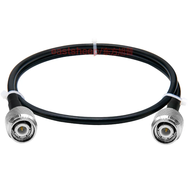 이중 레이어 실버 도금 GPS RF 연결 케이블, RG223, TNC-JJ TNC-JW TNC, 회전 공공 6G