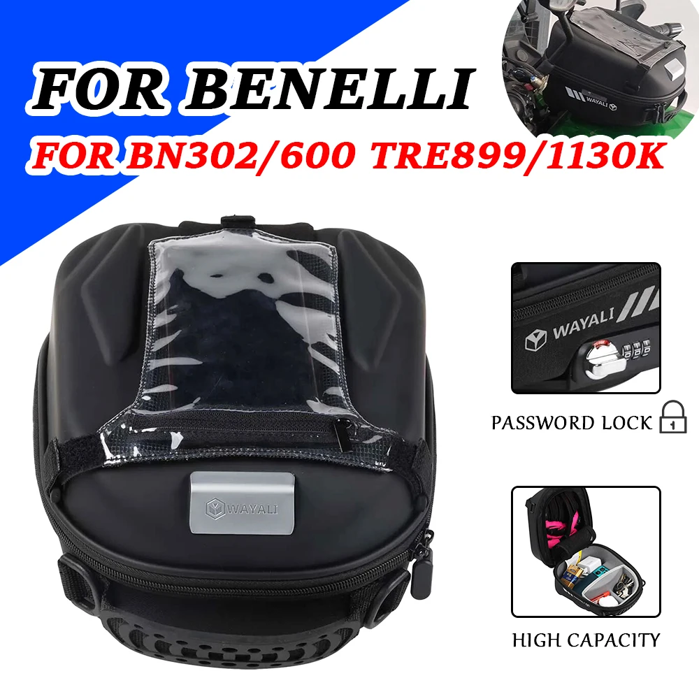 

Motorcycle Accessories Fuel Tank Bag Backpack Travel Tanklock Bags For BENELLI TRE899K TRE1130K BN302 BN600 TRE 899 1130 K Parts