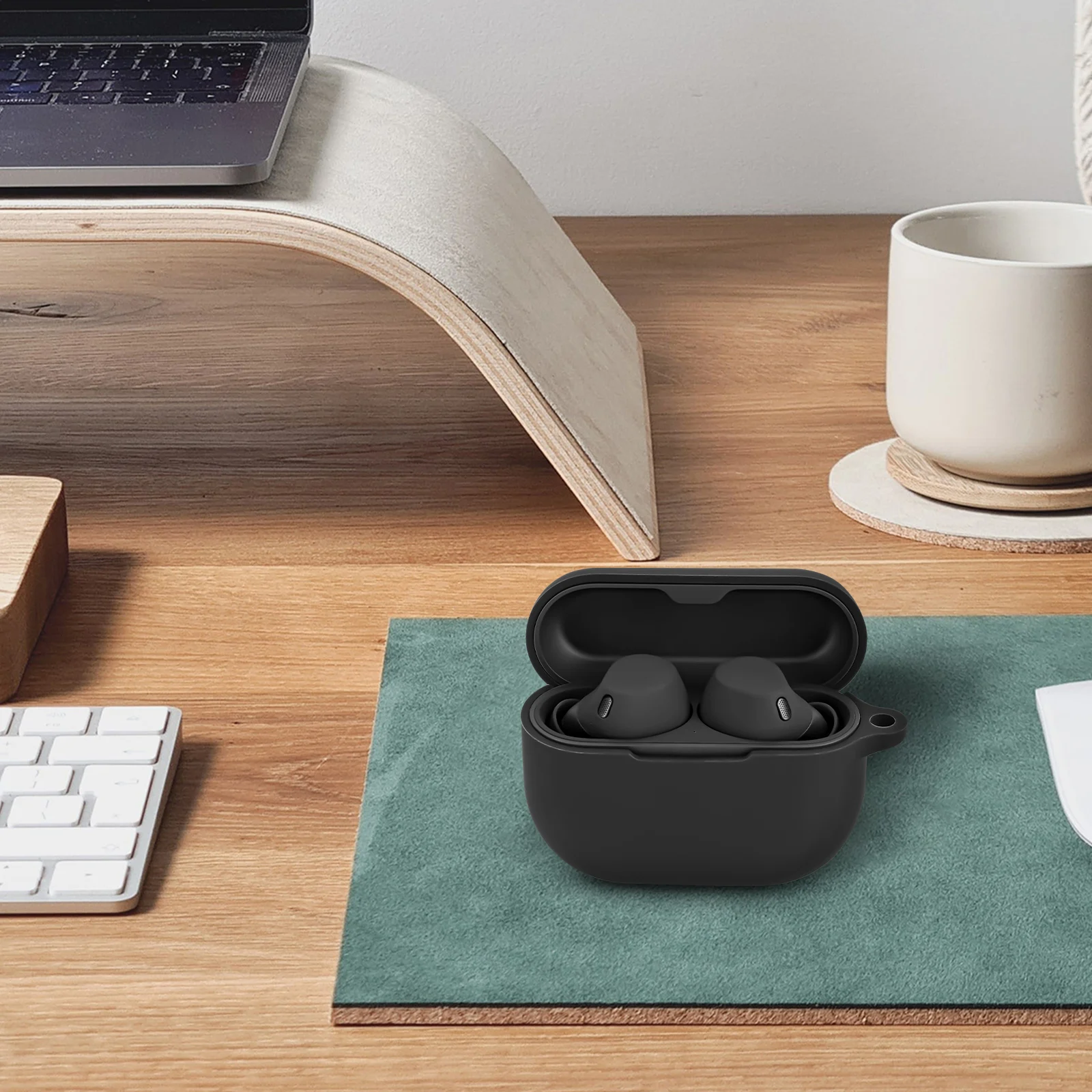 เคสซิลิโคน Geekria เข้ากันได้กับหูฟังไร้สาย Jabra Elite 8 Active True Wireless