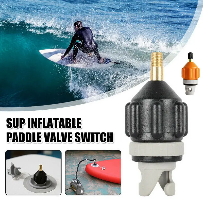 Air Valve Adaptor Inflatable Adapter Rowing Boat Durable Air Valve Adaptor Nylon Kayak Inflatable Pump Adapter for SUP Board