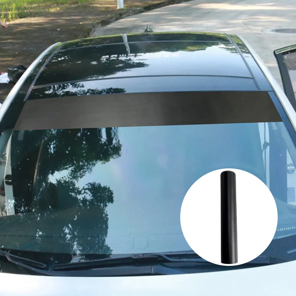 

Front Glass Sunshade Car Reflective Sticker Cat Windshield Banner PVC Black Auto Interior Decor Accessory Rims Window