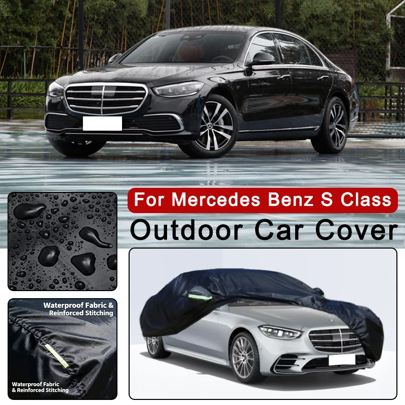 

All-Season Car Cover for Mercedes Benz S Class W221 W222 W223 - Outdoor Full Protection, Waterproof Dustproof Heat-Resistant