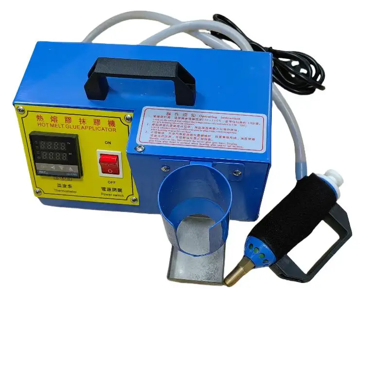 Hot Melt Coating Machine Adhesive Leather Handheld Glue Coating Machine Push Hot Melt Adhesive Roll Glue Machine