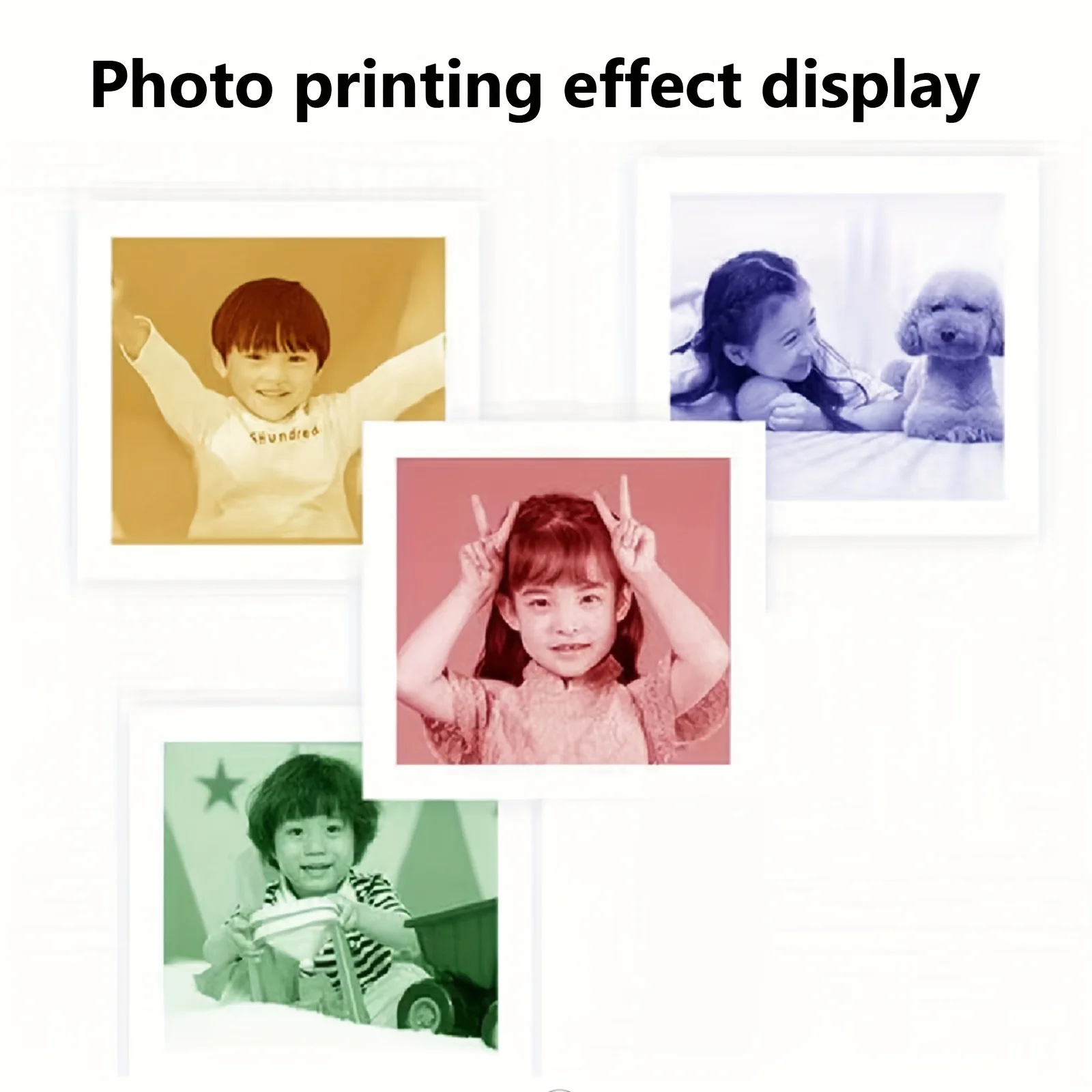 Papel de impressão colorida instantânea para impressoras térmicas, perfeito para cabines fotográficos, escolas, eventos de escritório