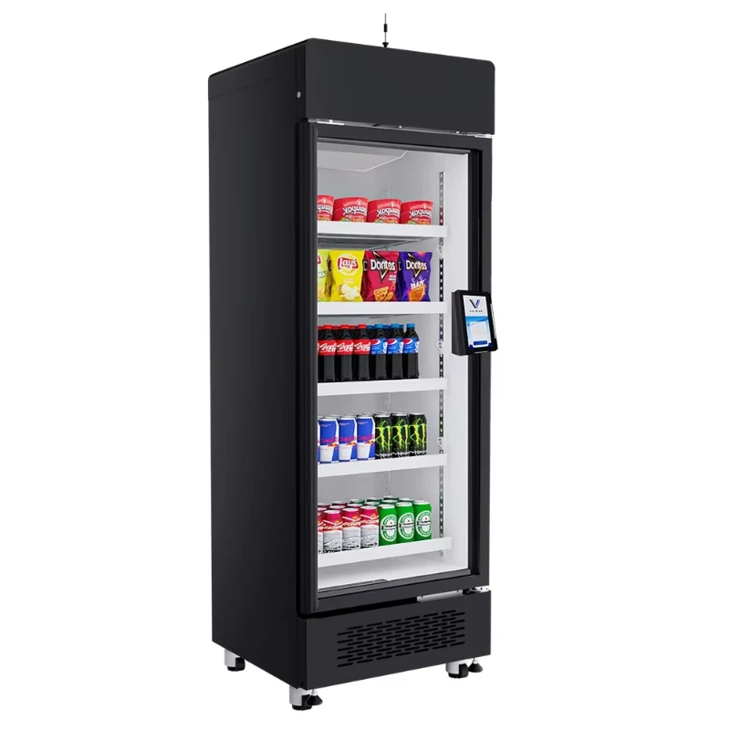AI Smart Refrigerated Snack and Drink Vending Machine Combo Cold Beverage Vending Machine 510L with Camera Monitoring