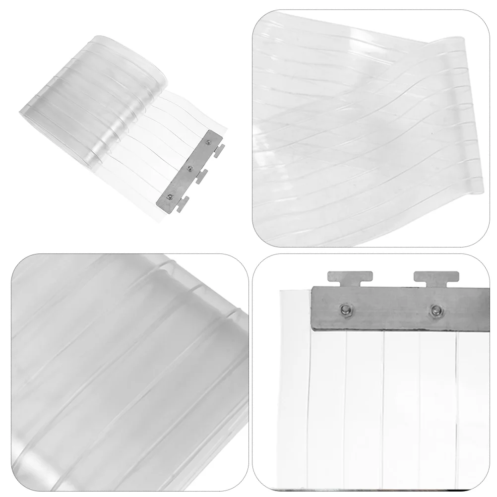 Freezer Strip Curtain Door Soft Drapes Doorway Windshield Stainless Steel Replacement Curtains
