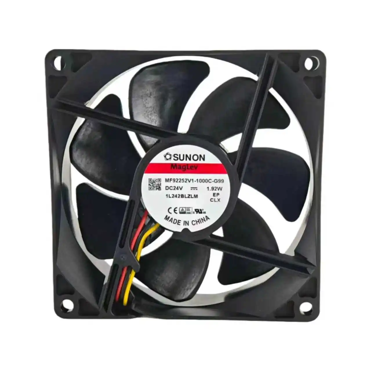 new for SUNON MF92252V1-1000C-G99 92x92x25mm 24V Cooling Fan, 51.5CFM 3000RPM for Industrial Equipment, Server, Power Supply