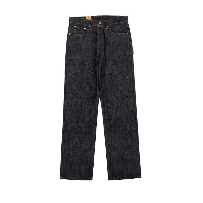 BOB DONG Double Knee Heavyweight Denim Carpenter Pants Indigo Utility Logger Jean