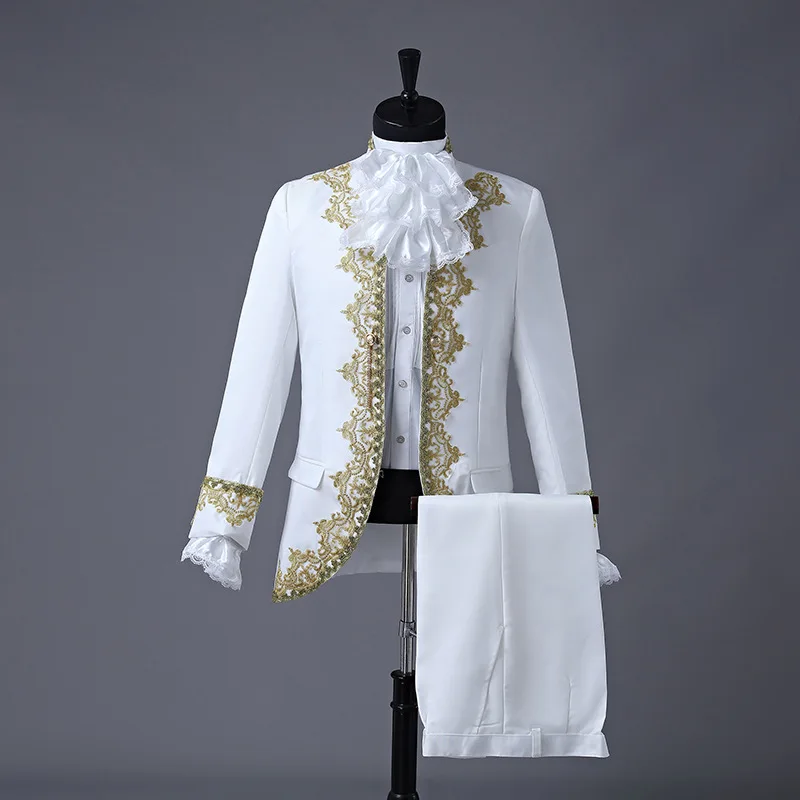 Men's Court Dress European Drama and Drama Performance Dress Prince Stage Retro Performance European Court Dress