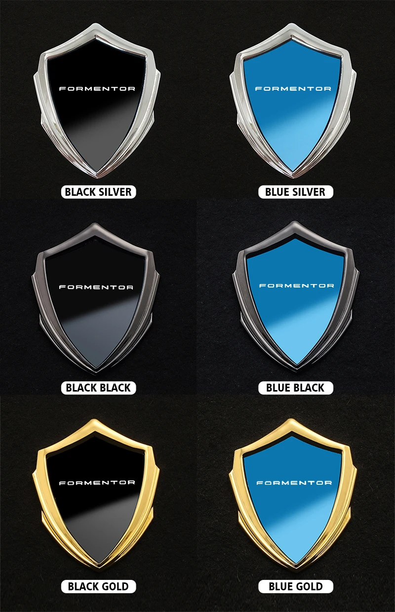 

Trendy 3D Metal Shield Car Emblem Body Stickerfor formentor accessoires cupra