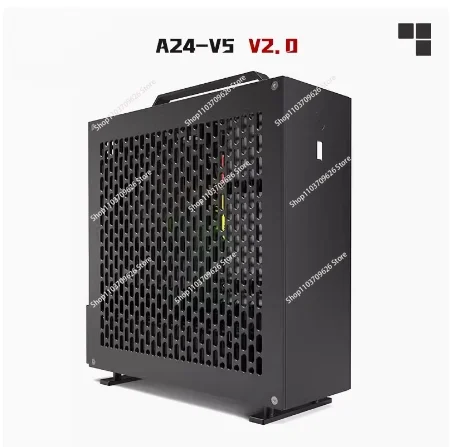 5L mini A24-V5 dual-slot single-display chassis double-sided chamfer 1u power supply itx