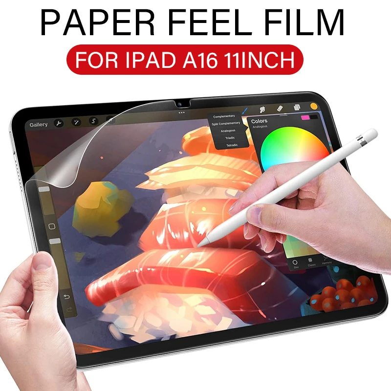 

For iPad 11 Inch 2025 Screen Protector Full Cover Paper Feel Films Tablet Clear Paperfeel Protective Film For iPad A16 11inch