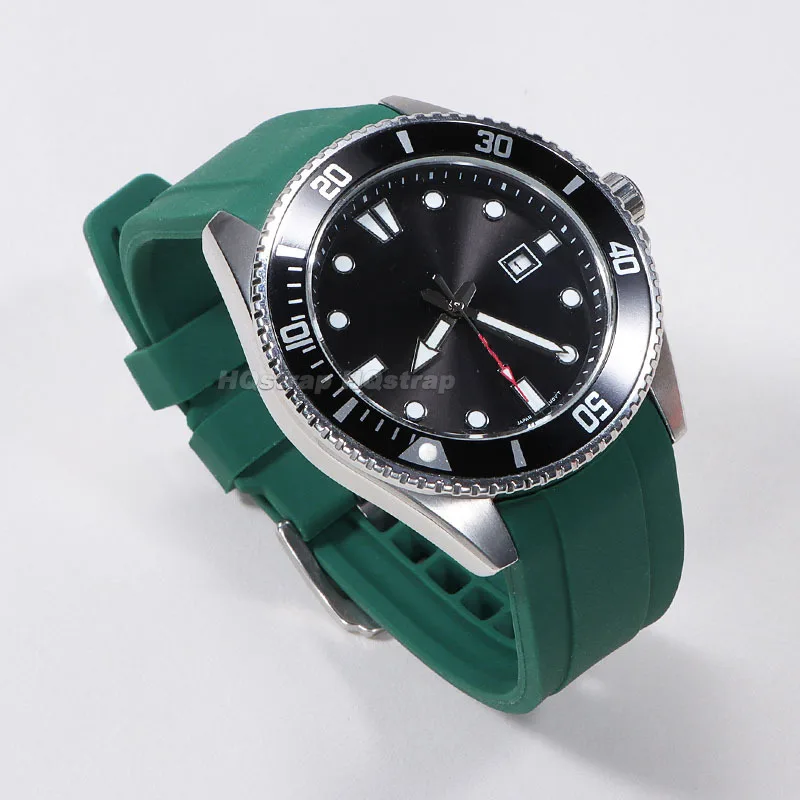 20mm 22mm Rubber Strap High Quality Curved End Silicone Watch Band for Swatch for Moonswatch Bracelet Waterproof Wristband 2042 image 6