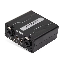 1 Pieces Dual-Channel 6.5 XLR Mixer Audio Isolator Current Sound Noise Mixer Microphone Common Ground Filter