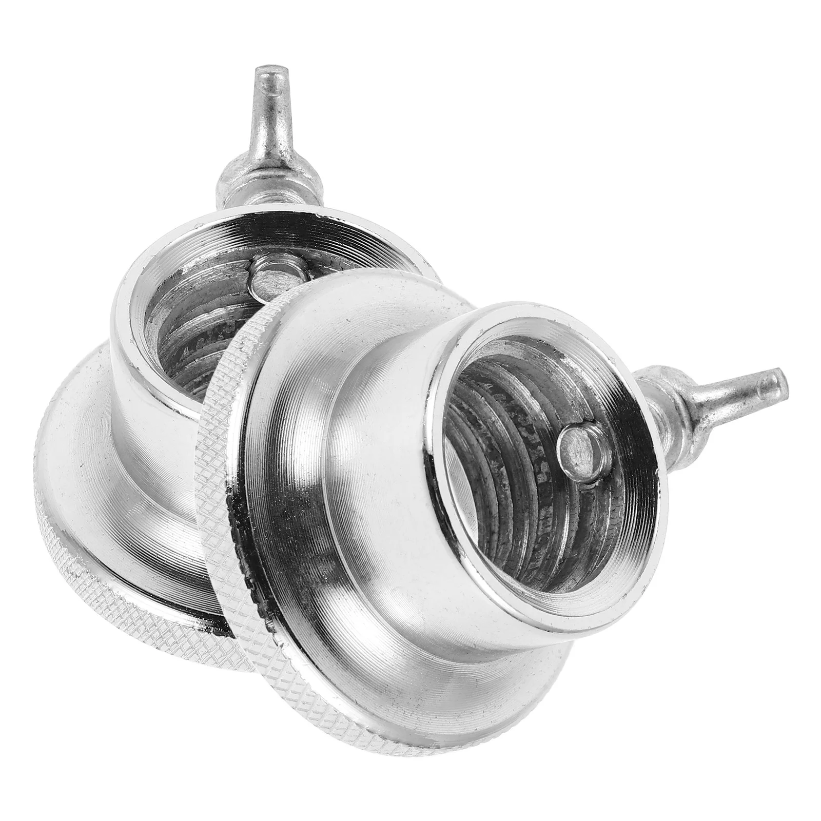 

2 Pcs Fitness Dumbbell Nut Barbell Screw Clamps for Weightlifting Clips Collars Nuts Standard