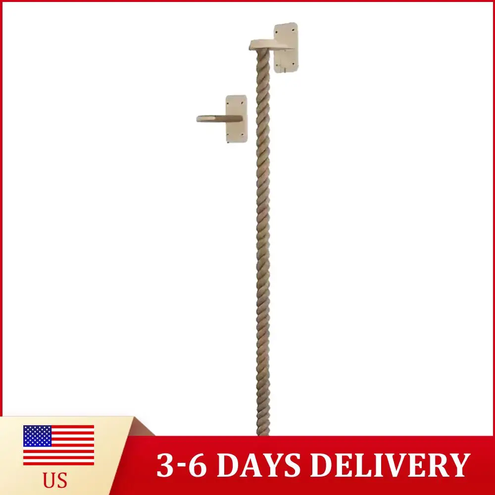 

Cat Climbing Rope with Wood Platform Wall Mounted Rope Wear Resist Claw Grinding Tool for Cat Furniture Scratcher Play Equipment