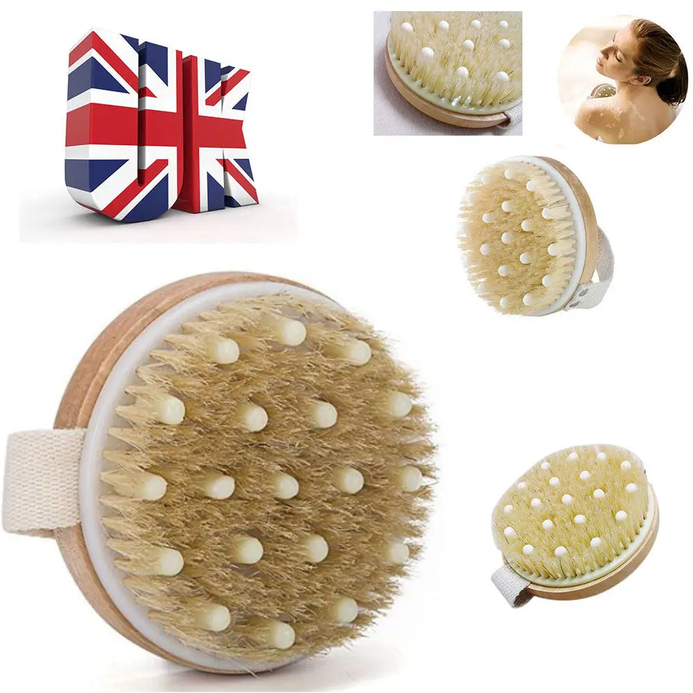 

Деревянная щетка для ванны с натуральной щетиной, средней жесткости, отшелушивающая, смягчает кожу, удаляет омертвевшие клетки, стимулирует кровообращение, для ног.