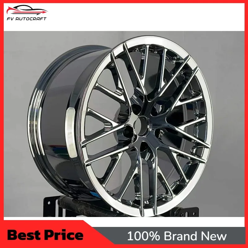 

【2026】Custom Forged Chrome Plated Multi Y-Spoke Luxury Alloy Wheels15 16 17 18 19 20 21 22 23 24 Inch 5x114.3 5x120 Universal Ca