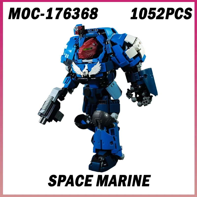 

1052PCS MOC-176368 Space Marines Action Figure Mecha Popular Games 40K Model Building Blocks Bricks Toy Boy Adult Kids Xmas Gift