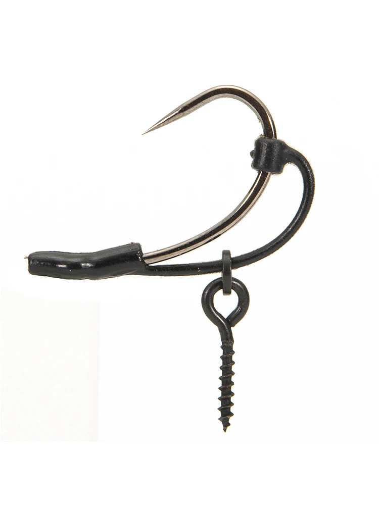 10 Stück Karpfenangeln D Rig Kickers Hakenlinie Aligner für Ronnie Rigs End Tackle