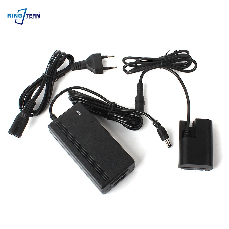 Camera DC Coupler Dummy Battery for DR-E6P LP-E6P, Compatible with EOS R5 R6 Mark II 5D 6D 7D III IV 60D 70D 80D Cameras