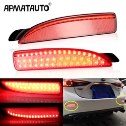 2pcs Rear Bumper Reflector Light Left Right Side Marker Lamp for Mazda 3 5 6 Axela Atenza sedan OEM D350-51-5M0C D35-0515M0E