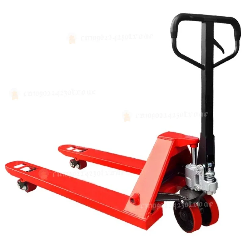 2T Manual Hydraulic Pallet Truck Extended Fork Small Handling Loading Trailer Warehouse Transport Tool