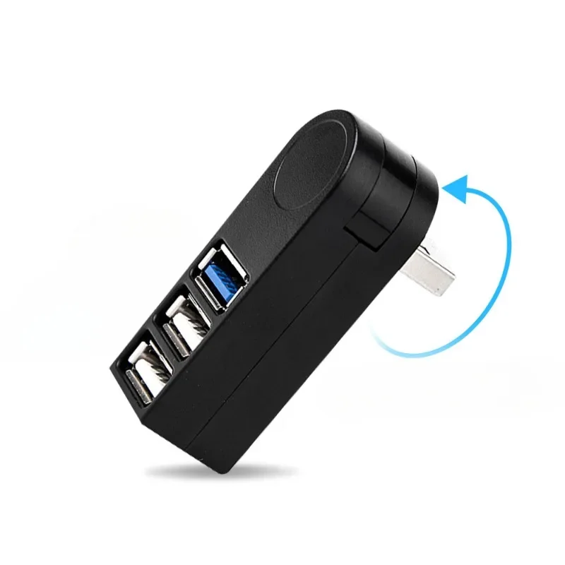 

3-портовый USB-разветвитель Mini U-диск-ридер 3 в 1, адаптер-концентратор USB 2.0 для ноутбука, ПК, компьютерные аксессуары