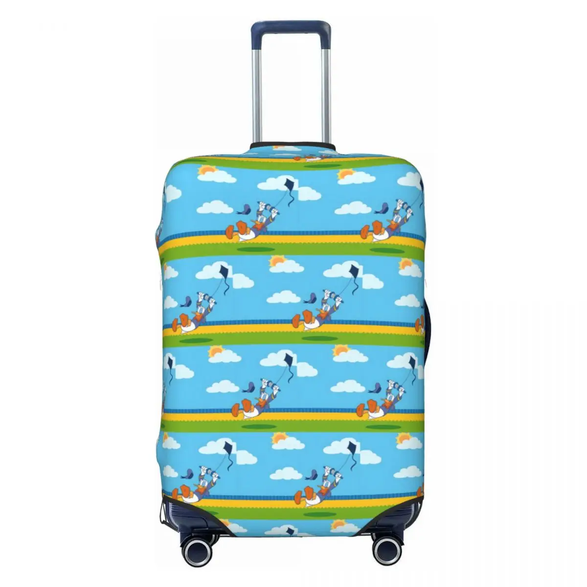 

Custom Cute D-Donalds Duck Hot Anime Luggage Cover Protector Elastic Mangas Travel Suitcase Covers