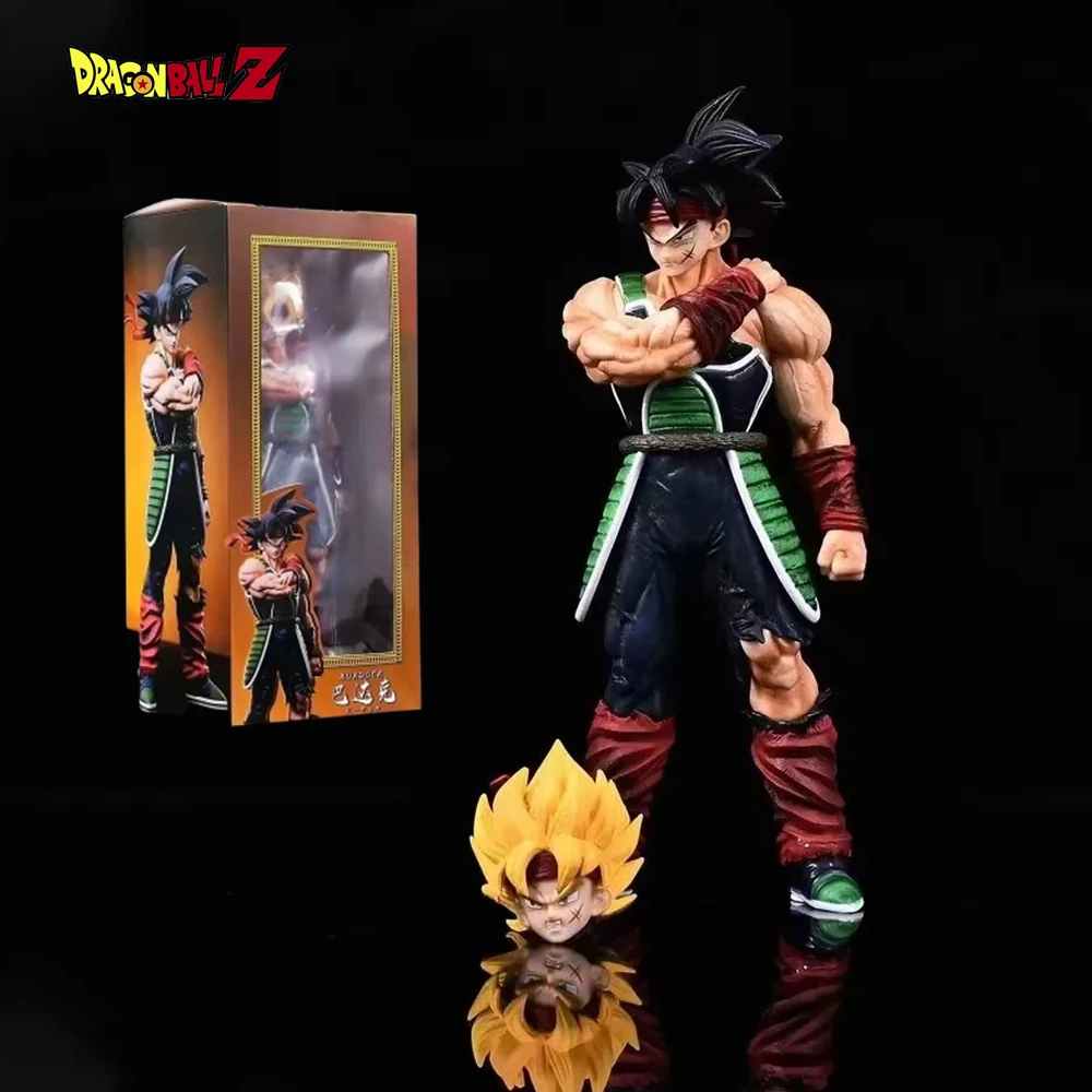 New Dragon Ball Z Anime Figure Bardock Figures 24cm Pvc Gk Statue Collection Model Desktop Decoration Kids Birthday Toys Gifts