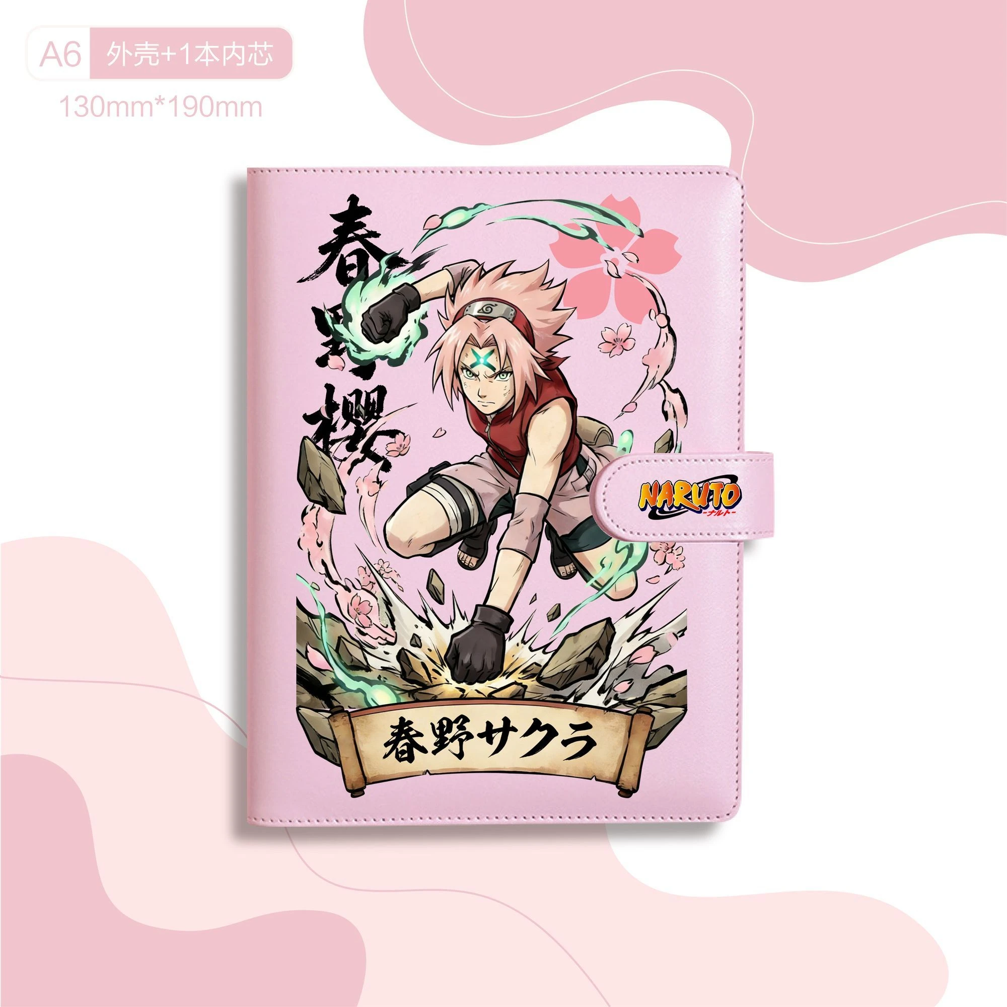 Anime Naruto Notebook Uzumaki Naruto Kakashi Uchiha Sasuke Writing Book Student School Office Stationery Notepad Fans Gift view 2
