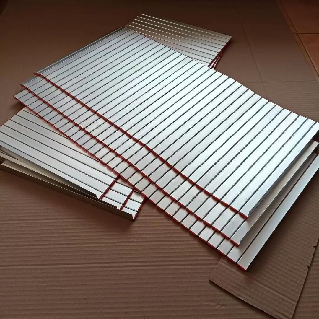 Aluminum curtain machine protection bellows, width 1290 mm x 1500 mm + width 1490 mm x Length 1500 mm