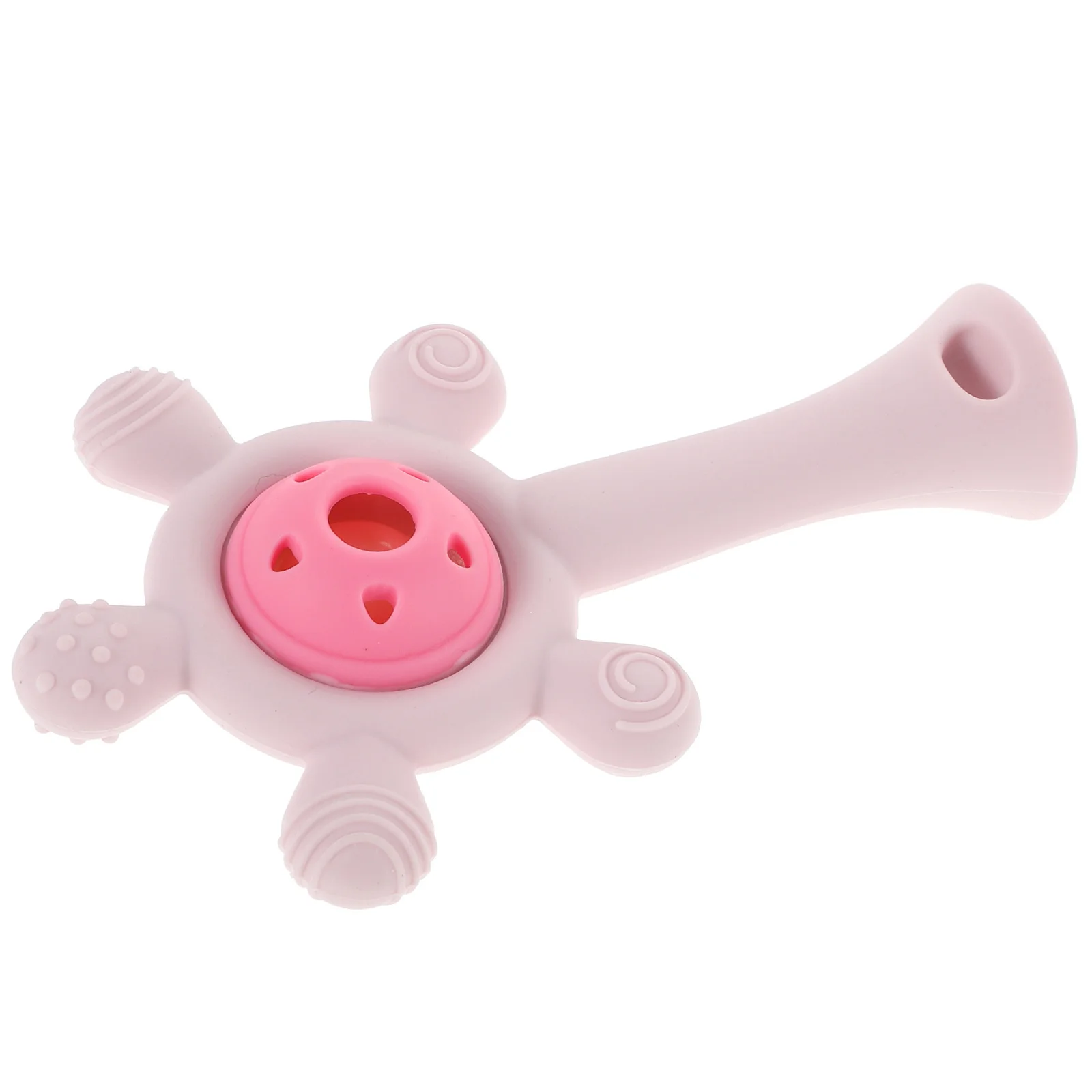 1 stks Baby Bijtring Zachte Siliconen Baby Bijtring Met Rammelaar Voor Rustgevend Tandvlees Reuzenrad Ontwerp Voor Zintuiglijke Stimulatie -